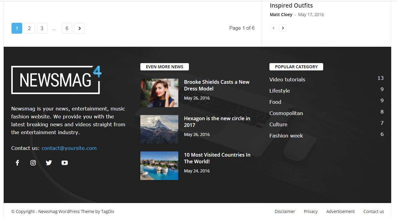  NewsMag Wordpress Theme Free Download GPL Themes