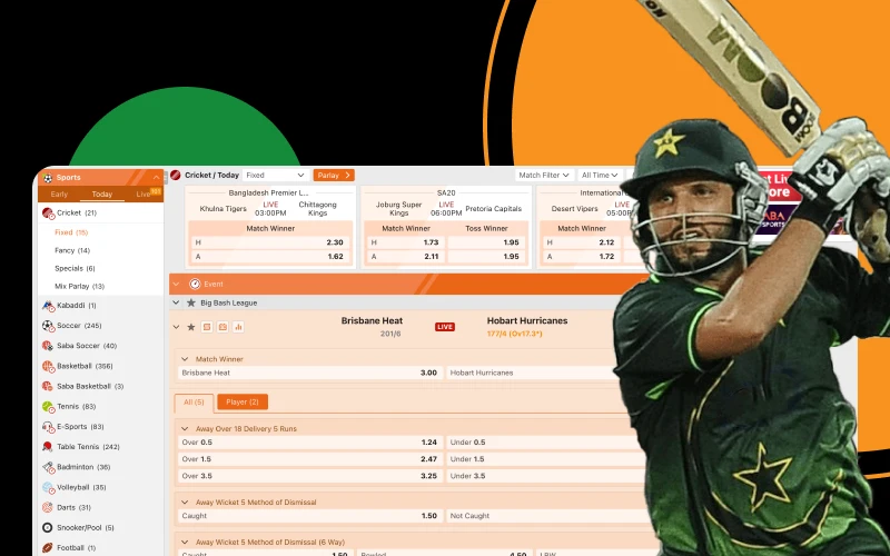 Bet on cricket at JeetBuzz online casino.