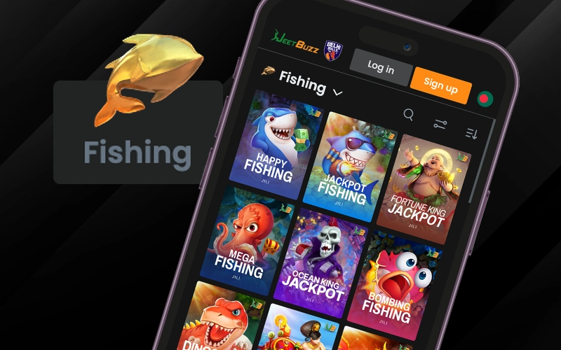 Simple steps to play fishing games on JeetBuzz from your mobile device.